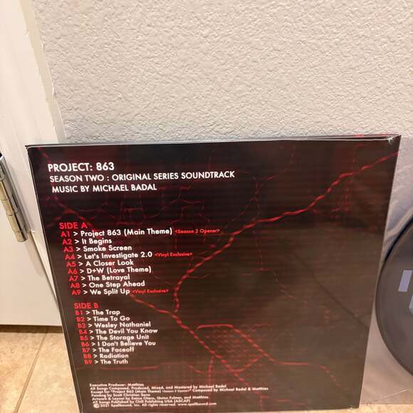 Project 863 Seasons 2&3: Original Series Soundtrack Vinyl by Michael Badal - Picture 3 of 6